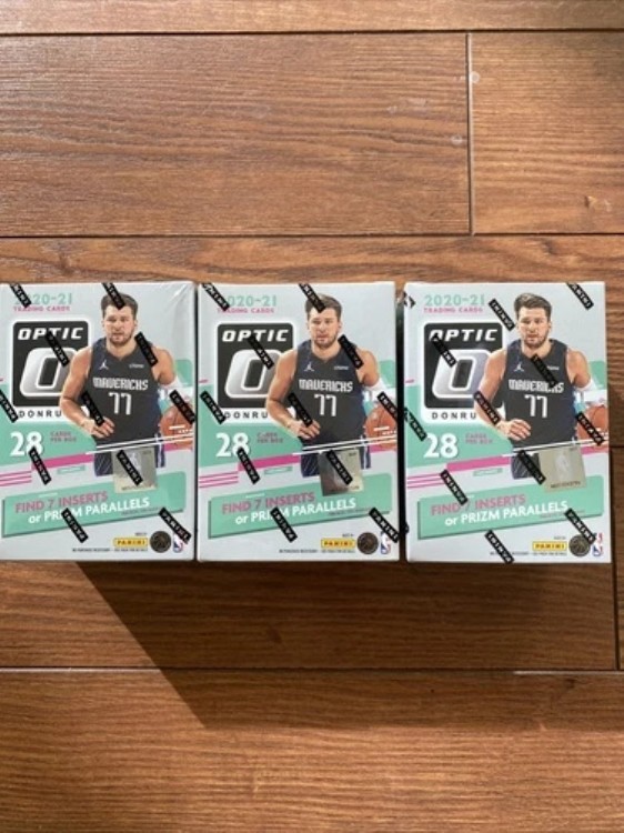 2020-21 パニーニ NBA ドンラス オプティック バスケットボール ブラスターボックス 工場未開封 3個セット｜トレーディングカード　ラフテル