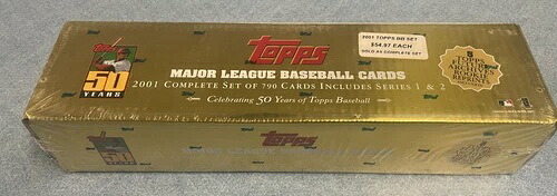 2001 Topps ベースボール コンプリート ファクトリーシール ゴールドボックスセット - イチロー RC|トレーディングカード ラフテル