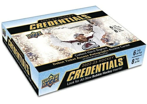 2022/23 Upper Deck クレデンシャル ホッケー ホビーボックス 英語 工場未開封｜トレーディングカード　ラフテル