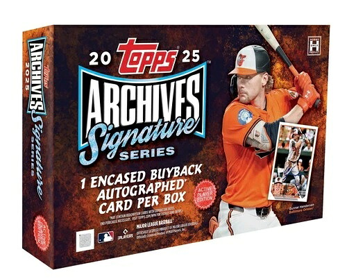 2025 Topps アーカイブ シグネチャー シリーズ ファクトリーシール ホビーボックス｜トレーディングカード　ラフテル