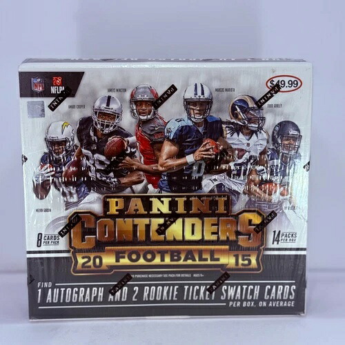 2015年 Panini Contenders フットボール トレーディングカード ボックス 工場未開封｜トレーディングカード　ラフテル