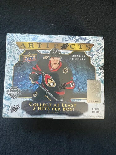 2023 Upper Deck Artifacts ホッケー ホビーボックス 工場未開封 8パック/カード4枚｜トレーディングカード　ラフテル 55,055円