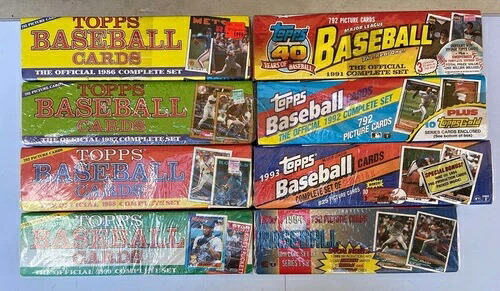 1980年から2024年までのMLBコンプリートセット、トップスベースボールファクトリーシールセット｜トレーディングカード　ラフテル