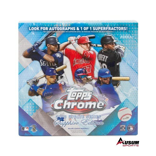 2020 Topps Chrome Update Sapphire Edition 野球 シールド トレーディングカード ホビーボックス|トレーディングカード ラフテル