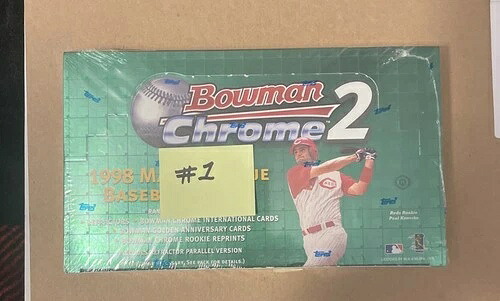 1998年 ボウマン クローム シリーズ2 MLB ベースボール 工場未開封 ホビーボックス｜トレーディングカード　ラフテル