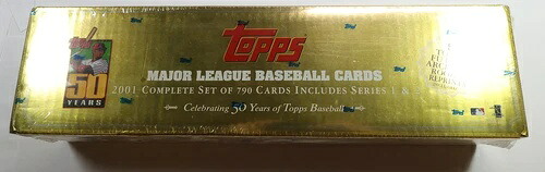2001 Topps ファクトリーシール ベースボール MLB ボックス 790 カードセット #55061Y｜トレーディングカード　ラフテル
