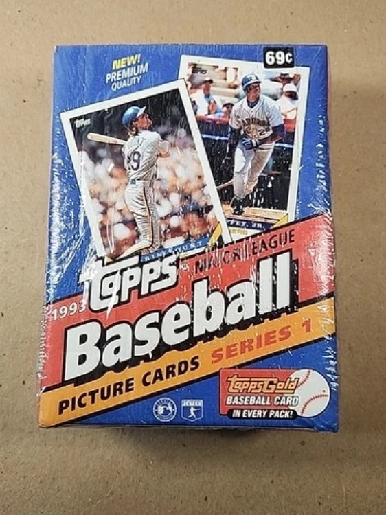 1993 TOPPS ベースボールカード シリーズ 1 ボックス 工場密封ワックスボックス｜トレーディングカード　ラフテル