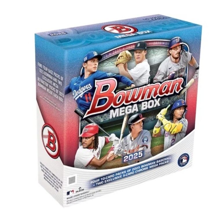 2025 Bowman Baseball Mega Box - 新品・工場未開封 2箱セット お買い得!今すぐ購入|トレーディングカード ラフテル