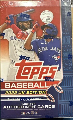 2022 Topps Baseball UK Edition 工場未開封 ホビーボックス｜トレーディングカード　ラフテル