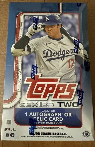 2025 Topps シリーズ2 ベースボール ファクトリーシール ホビーボックス|トレーディングカード ラフテル