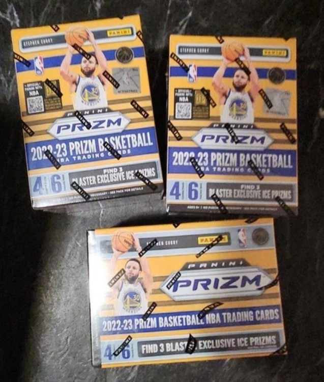 (3) 2022-2023 NBA プリズム バスケットボール ブラスター ボックス 未開封 - 手持ち｜トレーディングカード　ラフテル