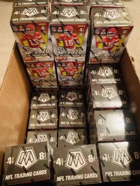 *新品* 未開封 2020 Panini Mosaic Football NFL ブラスター ボックス Burrow Herbert|トレーディングカード ラフテル