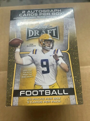 リーフ 2020 NFLドラフト フットボール トレーディングカード ブラスターボックス 2枚入り オートグラフ 未開封｜トレーディングカード　ラフテル