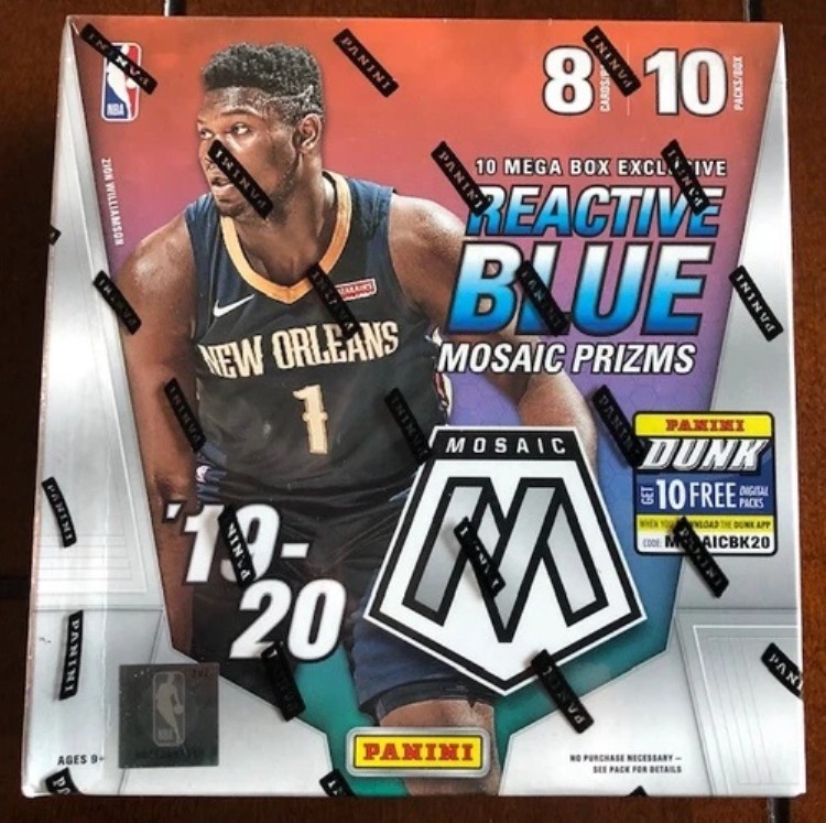 2019-20 パニーニ モザイク NBA バスケットボール "メガ" ボックス - 工場未開封|トレーディングカード ラフテル
