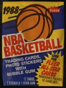 1988-89 Fleer バスケットボール ファクトリーシールワックスパック クリーン&未検索!NM数量|トレーディングカード ラフテル