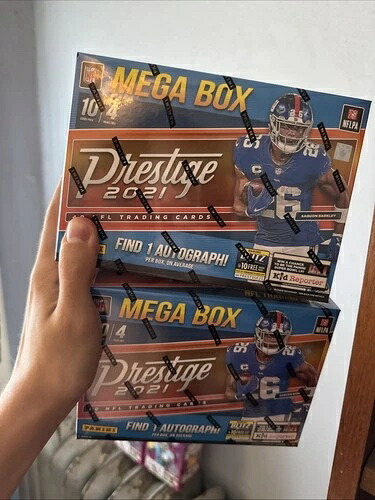 新品未開封 NFL パニーニ プレステージ 2021 NFL フットボール メガボックス 1箱あたりカード40枚入り｜トレーディングカード　ラフテル
