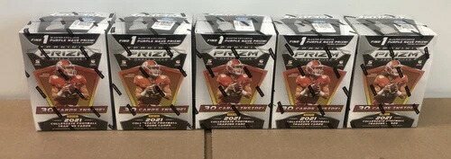 工場未開封 2021年 Panini Prizm ドラフトピック フットボール ブラスターボックス 5個セット｜トレーディングカード　ラフテル