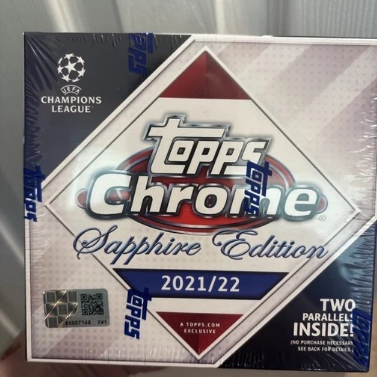 2021-22 Topps Chrome UEFAチャンピオンズリーグ サファイアエディション ボックス - 未開封!新品!|トレーディングカード ラフテル