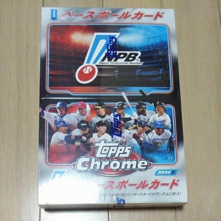 Topps 2024 NPB クロームベースボールカードボックス プロ野球 工場未開封｜トレーディングカード　ラフテル
