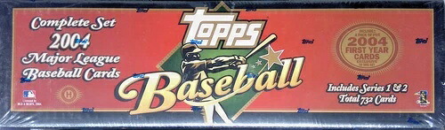 2004 Topps ベースボール コンプリートセット シリーズ 1 および 2 未開封｜トレーディングカード　ラフテル