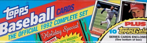 1992 Topps ベースボール コンプリートセット シリーズ 1 および 2 未開封|トレーディングカード ラフテル