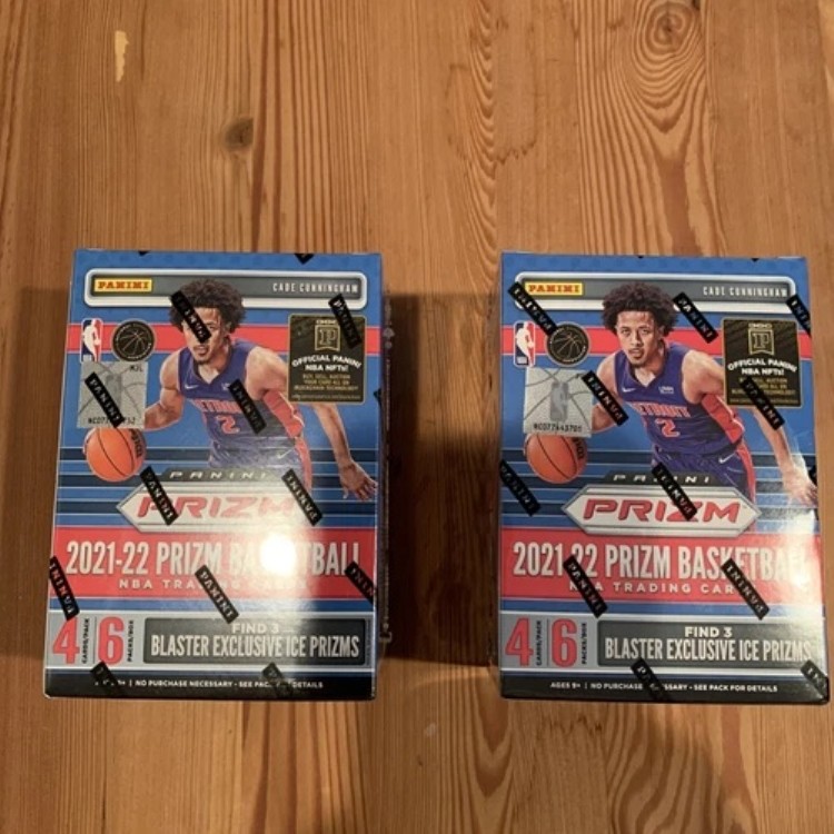 2021-22 パニーニ プリズム NBA バスケットボール ブラスターボックス - 2個セット - 新品未開封|トレーディングカード ラフテル