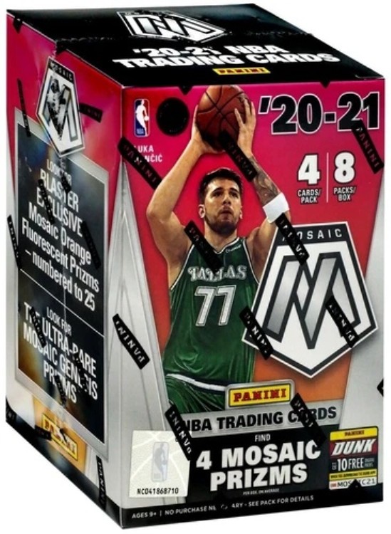 2020-21 パニーニ モザイク NBA バスケットボール ブラスターボックス 32枚入り 新品未開封 (3)｜トレーディングカード　ラフテル 55,055円