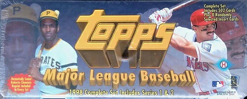 1998 Topps ベースボール コンプリートセット シリーズ 1 および 2 未開封|トレーディングカード ラフテル