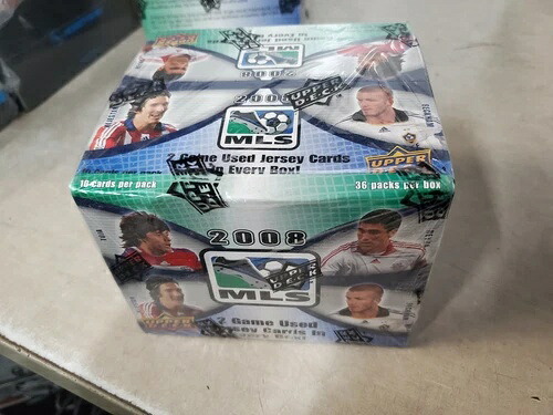 2008 UPPERDECK UD サッカー ファクトリーシールボックス 36パック MLS エディション ベッカム シール｜トレーディングカード　ラフテル