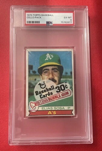 1979年 Topps 野球 未開封 未開封 セルロパック PSA6 グレード ヴィンテージ M67｜トレーディングカード　ラフテル