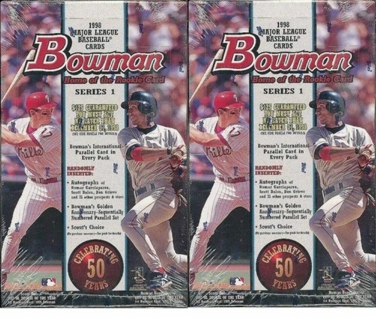 1998年 ボウマン ホビーボックス 2個セット｜トレーディングカード　ラフテル