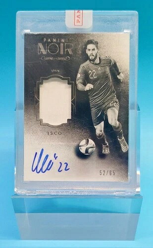 2016-17 パニーニ ノワール スペイン イスコ パッチ オート 62/65｜トレーディングカード　ラフテル