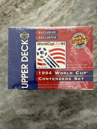 1994年 Upper Deck ワールドカップ コンテンダーズ セット サッカーカード 未開封 20枚パック|トレーディングカード ラフテル