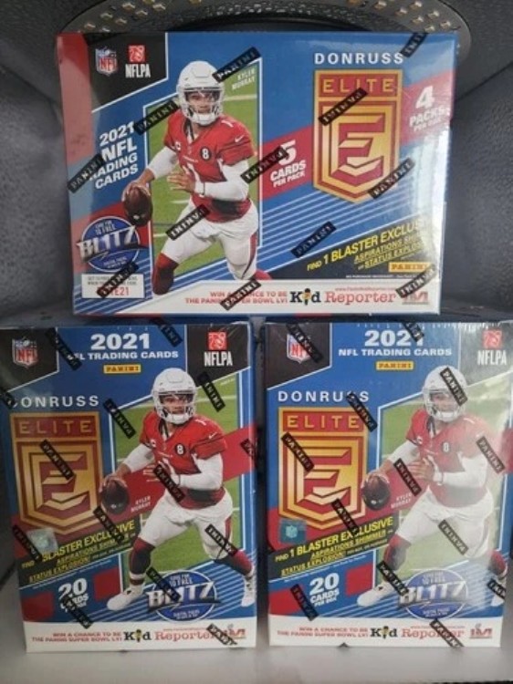 2021-22 パニーニ フットボール エリート ブラスターズ 3個 未開封｜トレーディングカード　ラフテル