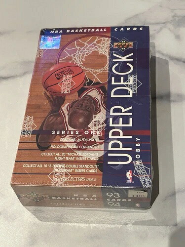 1993-94 Upper Deck シリーズ1 バスケットボール 未開封 36パック ボビーボックス 新品｜トレーディングカード　ラフテル