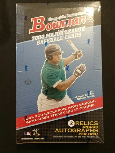 2004年 Bowman Baseball 工場未開封 HOBBY ボックス 新品 未開封ケースから取り出したばかり|トレーディングカード ラフテル