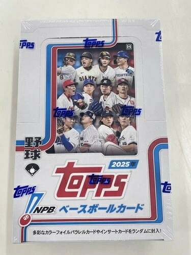 Topps 2025 NPB ベースボールカード ボックス 工場未開封 プロ野球 JPN|トレーディングカード ラフテル