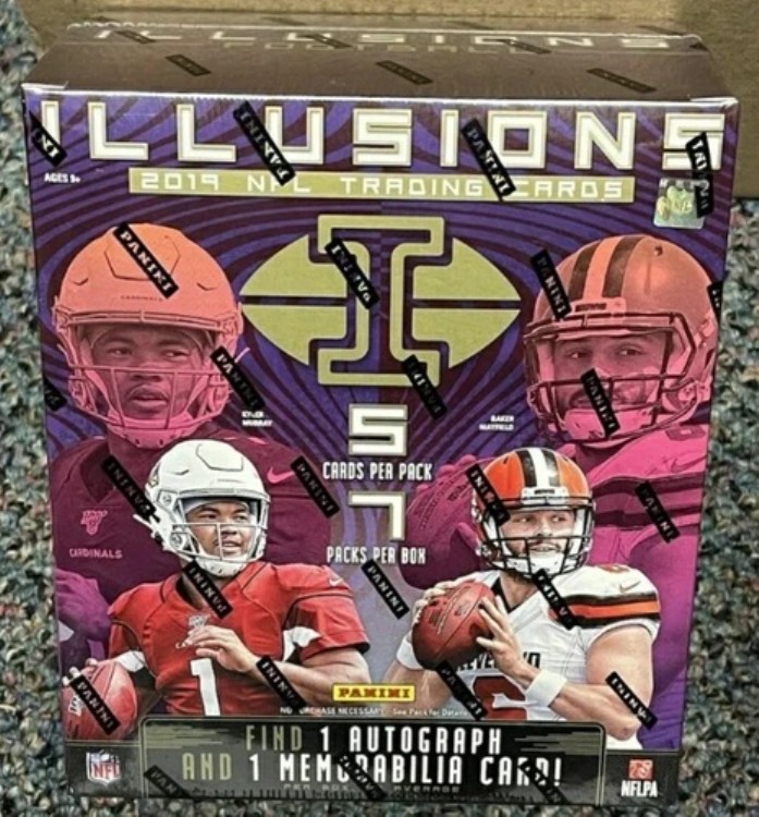 2019 Panini Illusions NFL フットボール メガボックス - 新品/工場未開封送料無料|トレーディングカード ラフテル