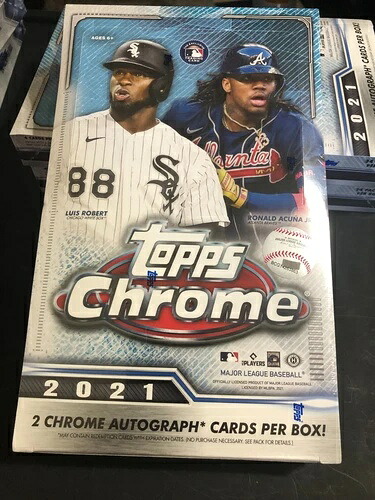 2021 Topps Chrome シールドボックス(直筆サイン2枚入り)|トレーディングカード ラフテル