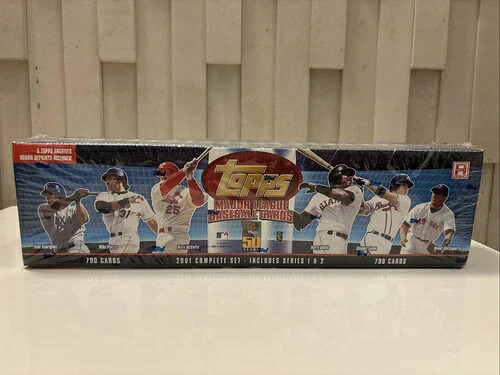 2001 Topps ベースボール コンプリートセット シリーズ 1 & 2 - 790枚の未開封カード + 5つのアーカイブ|トレーディングカード ラフテル