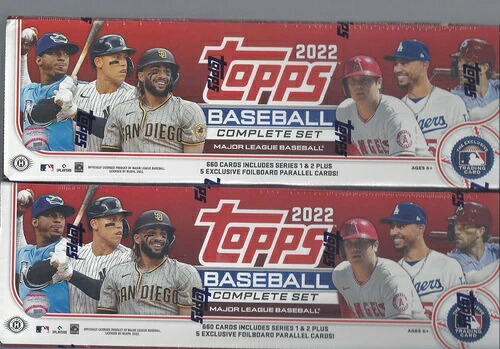 TOPPS 2022 工場未開封 ホビー コンプリート 野球セット (2セットロット)|トレーディングカード ラフテル