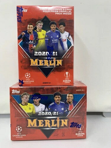 2個セット - 2020-21 Topps Merlin UEFAチャンピオンズリーグ サッカー 未開封 ブラスターボックス|トレーディングカード ラフテル
