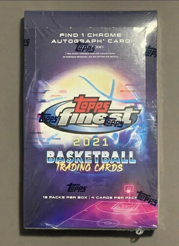 2021 Topps Finest Basketball ファクトリーシール ホビーボックス|トレーディングカード ラフテル