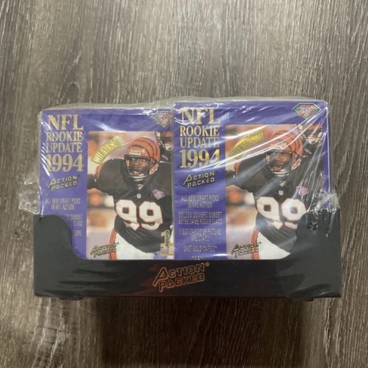 1994 アクションパック NFL ルーキーアップデートカードパック 24KT ゴールドカード x24 未開封ボックス|トレーディングカード ラフテル