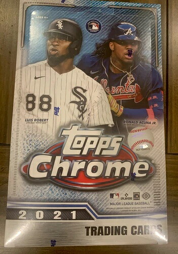 2021 Topps Chrome Baseball Lite 未開封 ホビーボックス 16パック 新品|トレーディングカード ラフテル