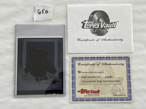 グリフィーJr 2000 Topps Gallery オリジナルフィルムプルーフ Vault 1/1 ブランクバック|トレーディングカード ラフテル