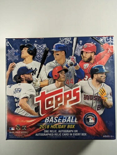 2018 Topps ホリデー ベースボール ファクトリーシール メガボックス(数量ごとに1ヒット付き)|トレーディングカード ラフテル