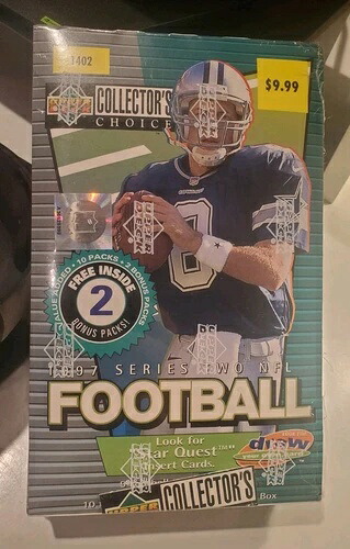 1997年 Upper Deck Collector's Choice シリーズ2 NFL フットボール ファクトリーシールボックス｜トレーディングカード　ラフテル