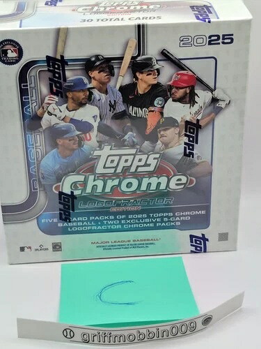 2025 Topps Chrome MLB Logofractor エディション ボックス未開封|トレーディングカード ラフテル