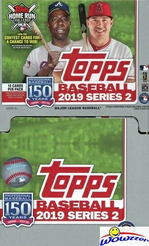 2019 Topps シリーズ2 ベースボール 巨大36パック グラビティフィードボックス！カード576枚！｜トレーディングカード　ラフテル